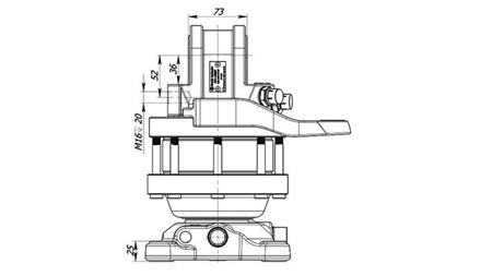 ROTADOR HIDRÁULICO 4500/2250 KG CON BRIDA
