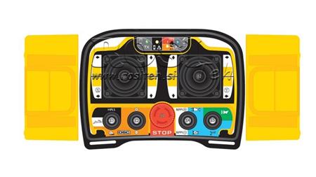 RAADIO KAUJUTI JUHTIMINE - PROPORTIONAALNE - ZEUS2 B2 10016 Plus