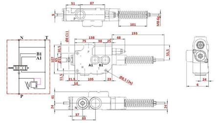 HÜDRAULILINE KLAPP 1xP80 A7 ZS1/G VRŠIČKAR