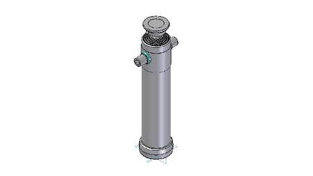 3096S - TELESCOPIC CYLINDER STANDARD/BALL 5 STAGES STROKE 2490 DIAMETER 124