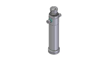 4037S - TELESCOPIC CYLINDER STANDARD/BALL 3 STAGES STROKE 1493 DIAMETER 124