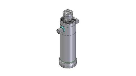 4044S - TELESCOPIC CYLINDER STANDARD/BALL 4 STAGES STROKE 1700 DIAMETER 152