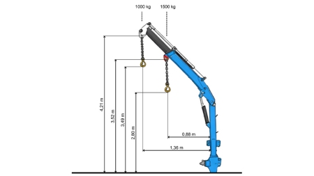 TRAKTORIN KOLMIPISTENOSTURI – HYDRAULINEN NOSTOVARSI 1200 KG