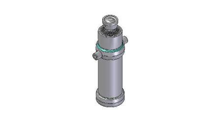 5002S - TELESCOPIC CYLINDER STANDARD/BALL 5 ETAPPI LÖÖK 2470 DIAMEETER 170