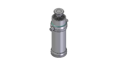 6056S - TELESCOPIC CYLINDER STANDARD/BALL 6 STAGES STROKE 3265 DIAMETER 215