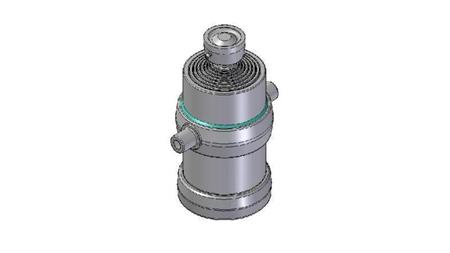 8022S - TELESCOPIC CYLINDER STANDARD/BALL 8 STAGES TRAVEL 2290 DIAMETER 215