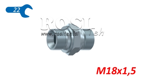 HYDRAULISK DUBBELVENTIL BSP M18X1.5