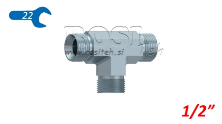 HÜDRAULILINE T-PIKENDUS BSP MEES-MEES 1/2