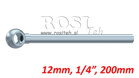 METALLVOOLIK BANJO 12mm 1/4 200mm