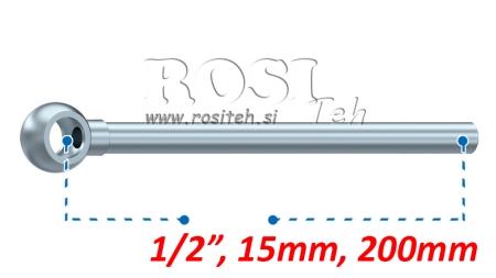 ΜΕΤΑΛΛΙΚΟΣ ΣΩΛΗΝΑΣ BANJO 1/2 200mm