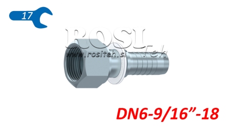 HÜDRAULILINE ÜHENDUS DKORFS NAINE DN6-9/16-18