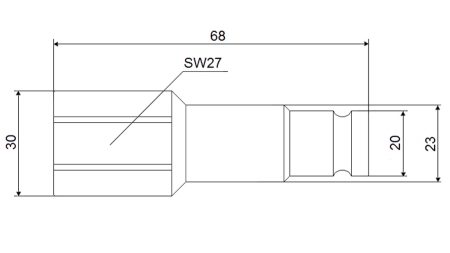 KIIRKONNEKTOR KAIVUR FFH MEES 1/2 KERGE