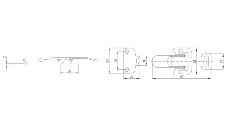 HAAGISE KÜLGPANEELI SULGUR, NAPA L-TÜÜP