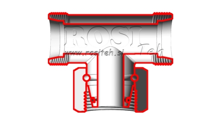 HIDRAVLIČNI T KOM S-8 Z VRTLJIVO MATICO CENTRALNO M16x1,5