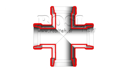 HIDRAVLIČNI KRIŽNI PRIKLJUČEK ŽENSKI BSP 3/8