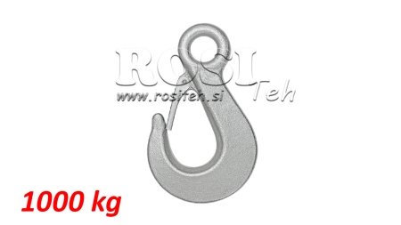 HOOK WITH EYE 1000 KG