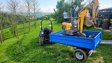 BOČNÍ PANEL PRO SKLÁPACÍ PŘÍVĚS 1.5 MET. - VÝŠKA 500 MM