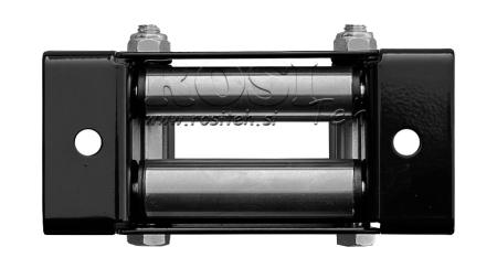 GUIDAFUNE A RULLI PER CAVO IN ACCIAIO (3500) 73x160