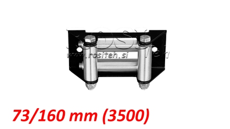 ROLLENGELEIDER VOOR STAALKABEL (3500) 73x160