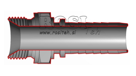 HÜDRAULILINE ÜHENDUS BSP MEES DN10-M22X1,5