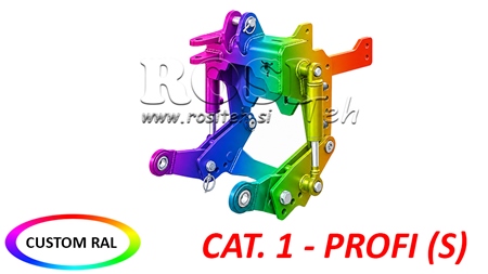 TRAKTORI UNIVERSAALNE ESIRIPPSÜSTEEM CAT. 1 - PROFI STANDARD 800 KG (RAL TEIE VALIKUL)