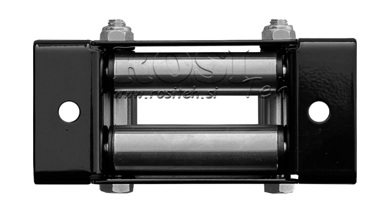 GUIDAFUNE A RULLI PER CAVO IN ACCIAIO (3500) 73x160