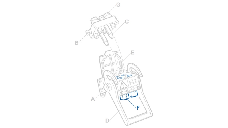 NAISPISTIK MULTI-FASTER 3/8 FIKSEERITUD OSA
