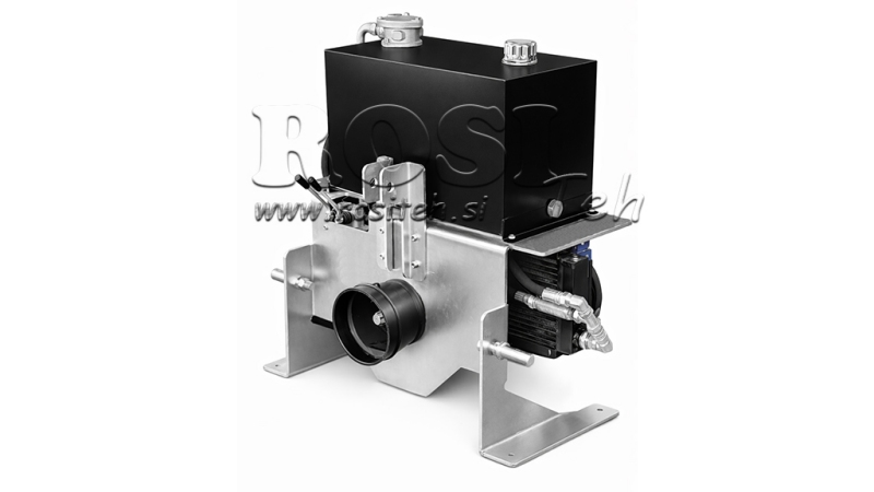 HYDRAULICKÁ SADA TRAKTORA S KAPACITOU 70L PRÚD 53L/ MIN 3XZ80 - S OLEJOVÝM CHLADIČOM