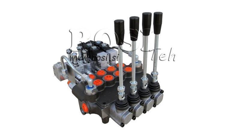 VÁLVULA HIDRÁULICA 4xP80 - EO 12V