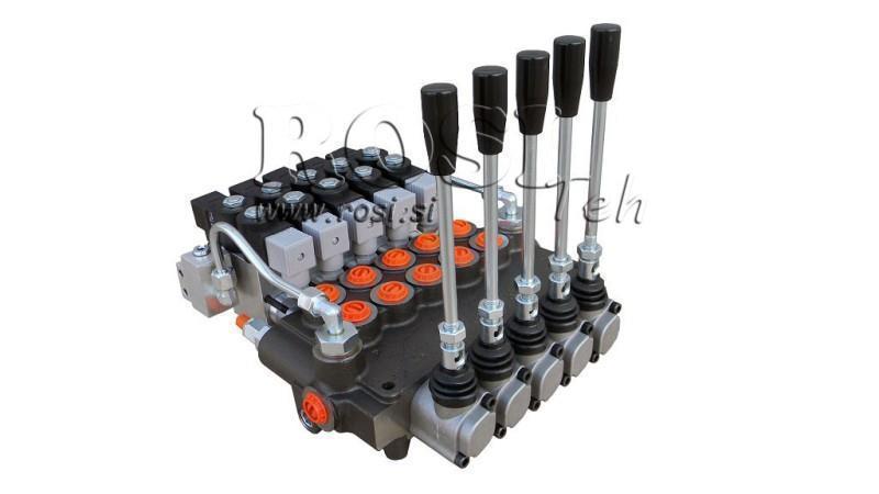 HYDRAULIKVENTIL 5xP80 - EO 12V