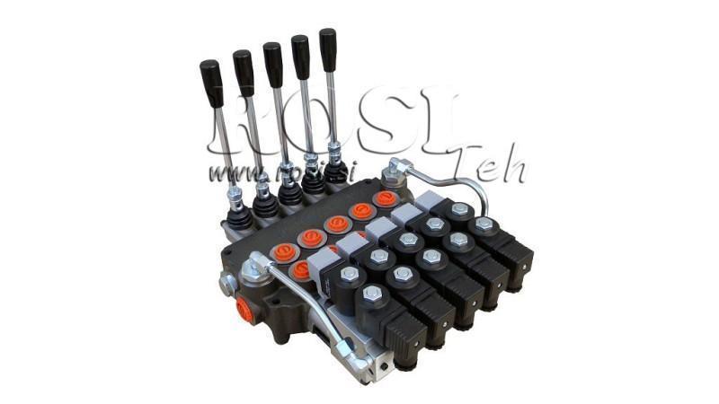 HYDRAULIKVENTIL 5xP80 - EO 12V