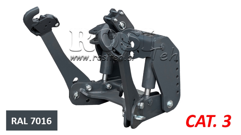TRAKTORI UNIVERSAALNE ESIRIPPSÜSTEEM CAT. 3 2500KG