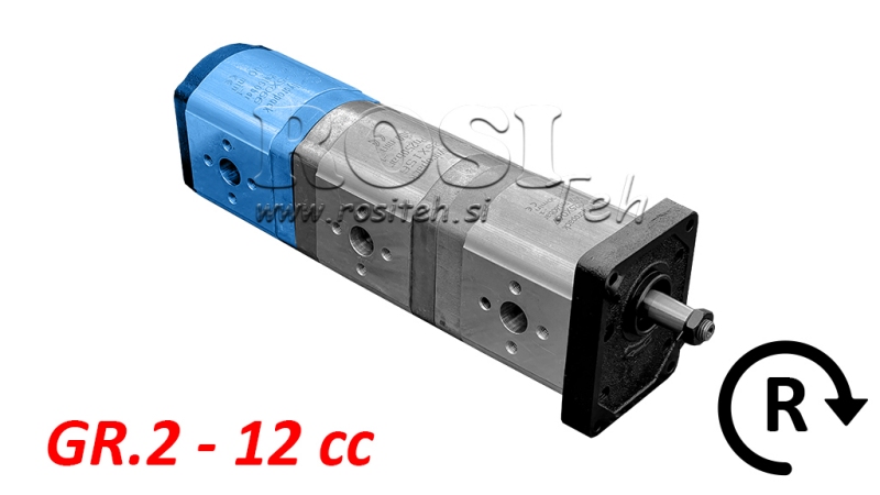 HYDRAULICKÉ ČERPADLO 20C12X066 ZADNÍ GR.2 12 CC PRAVÉ