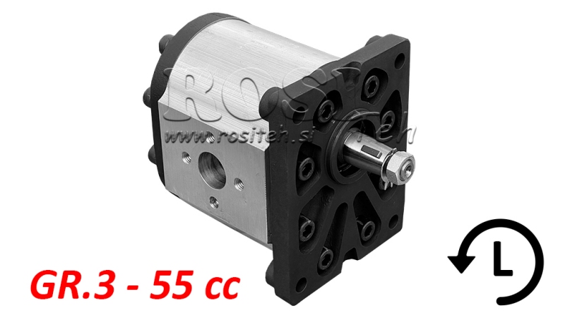 BOMBA HIDRÁULICA GR.3 55 CC IZQUIERDA - FLANGE