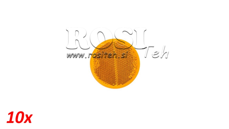 ÜMMARGUNE REFLEKTOR Φ 60 ORANŽ (10TK)