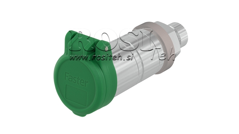 ROHELINE KAITSEKATE PVC NAINE KIIRKONNEKTOR PUSH PULL