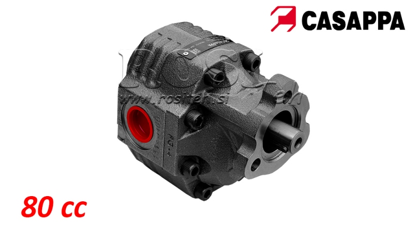 HYDRAULICKÉ PUMPY Z LIŠTĚ OCELOVÉ REVERSIBILNÍ 80CC CASAPPA