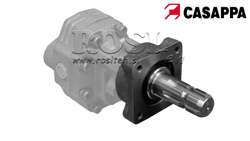 ADAPTADOR P.T.O. PARA BOMBA DE HIERRO FUNDIDO ASAE MACHO - 3 BOLTS
