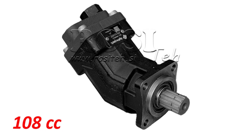 HYDRAULICKÉ PUMPA Z ŠEDÉHO ŽELEZA 107CC BANÁN