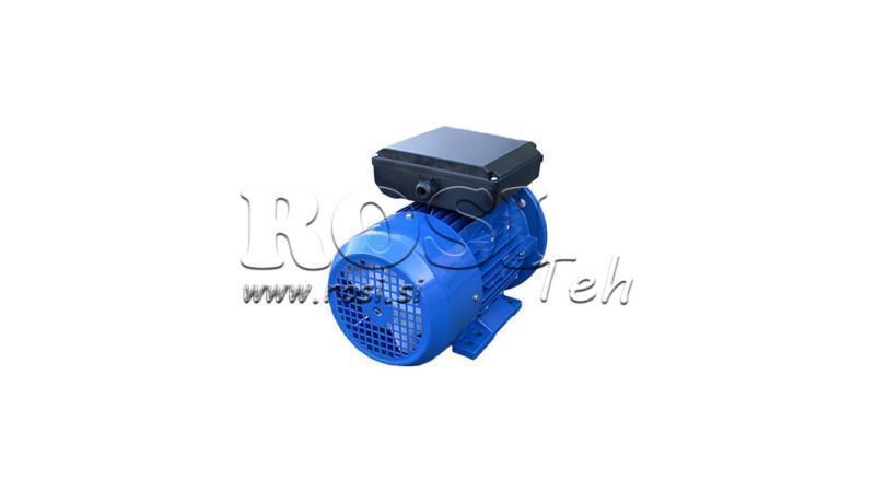 0.37KW-ELEKTRISK MOTOR MYT 71 2-4_1320RPM 1FASE FØDDER+FLANGE-B3B5