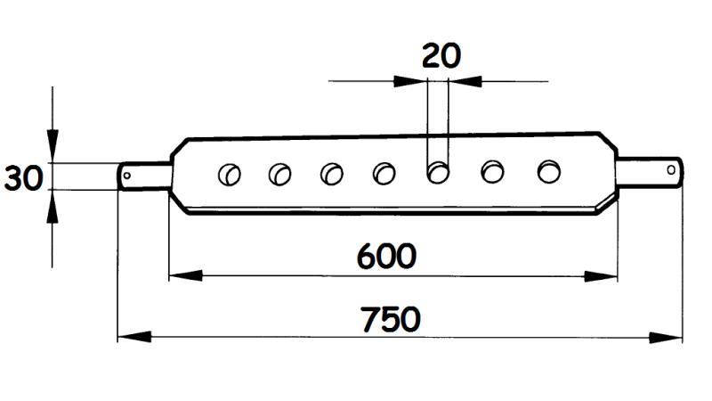 HYDRAULICKÝ KŘÍŽ TRAKTORU 1. KATEGORIE ECO