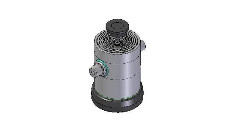 1051S - TELESCOPIC CYLINDER STANDARD/BALL 10 STAGES TRAVEL 2430 DIAMETER 300
