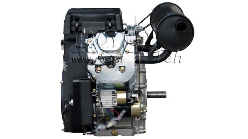 moteur à essence 614cc-14.9kW-3,600 RPM-E-KW25.4x72-démarrage électrique