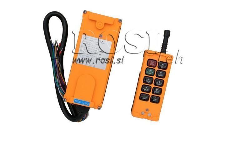 CONTROLADOR DE RADIO 8CH - 12/24V