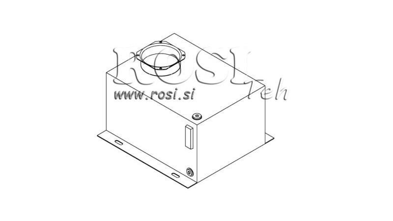 METALLI RESEVOIR KAST PP 20 LIITRIT HORISONTAALE-VERTIKAALNE