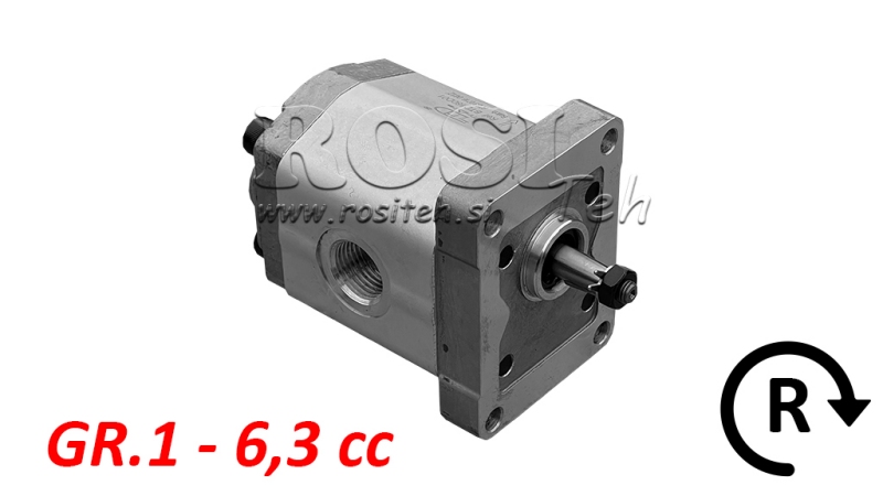 HYDRAULICKÉ ČERPADLO GR.1 6,3 CC PRAVÉ - ZÁVIT
