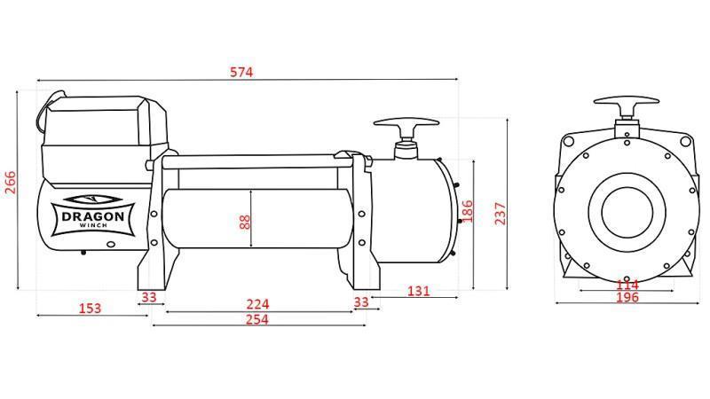 24 V ΗΛΕΚΤΡΙΚΟ ΜΟΤΕΡ DWT 16000 HD - 7257 KG