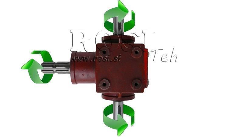 ÚHELNÝ PŘEVOD PTO-R20T 1:2 (25HP-18kW)