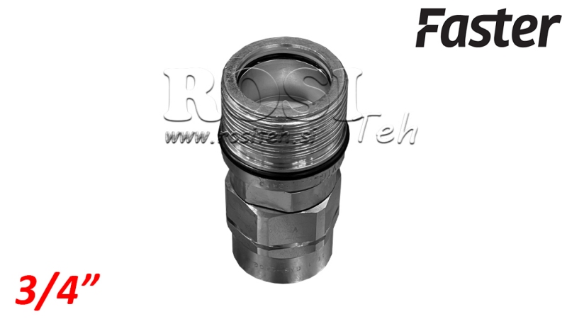 RACCORD RAPIDE FILETÉ CVV FEMELLE 3/4