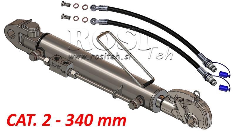 HÜDRAULILINE KESKTÕMMITS SPECIAL - CAT. 2 - 63/35-340 (45-95 HP) (25,4 mm)